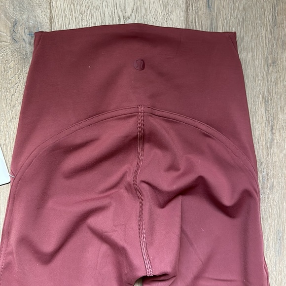 instill tight hr 25" smoky red size 0 lululemon nwt - Picture 8 of 13